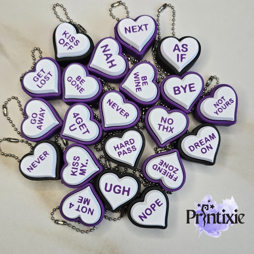 Anti-Valentine Clicker Keychains – Fun, Addictive, and Stress-Relieving Toy