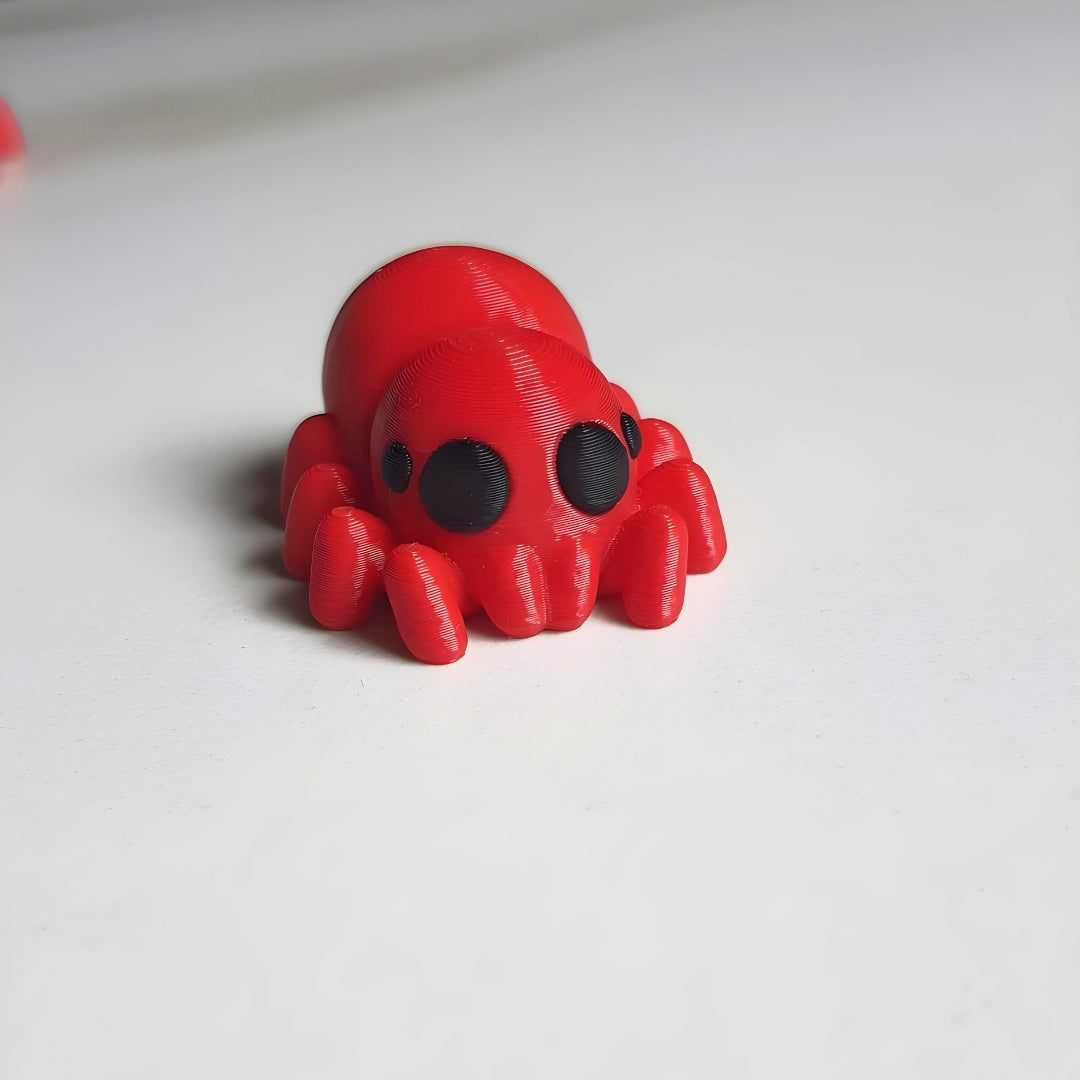 Spider Minixie® – Flexible 3D Printed Tiny Bug Toy, Custom Keychain & Decoration