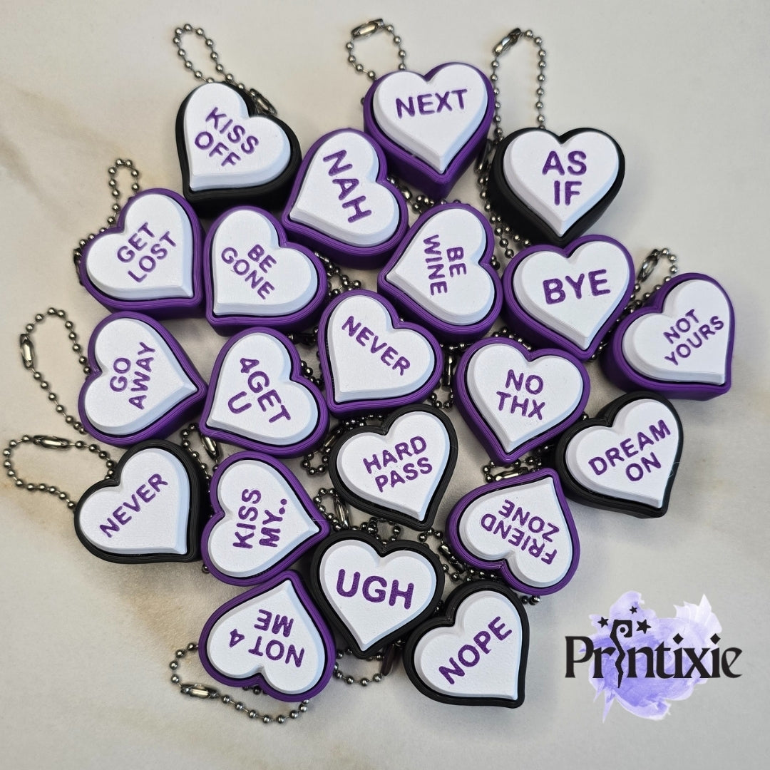 Anti-Valentine Clicker Keychains – Fun, Addictive, and Stress-Relieving Toy