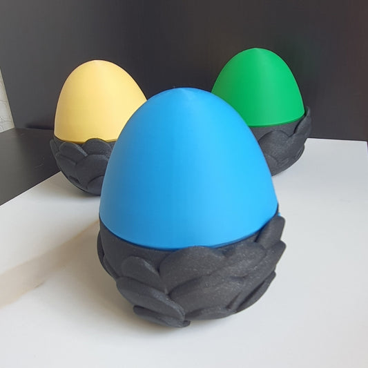 Kaida Dragon Egg -  3D-Printed Toy & Decor & Fantasy Gift