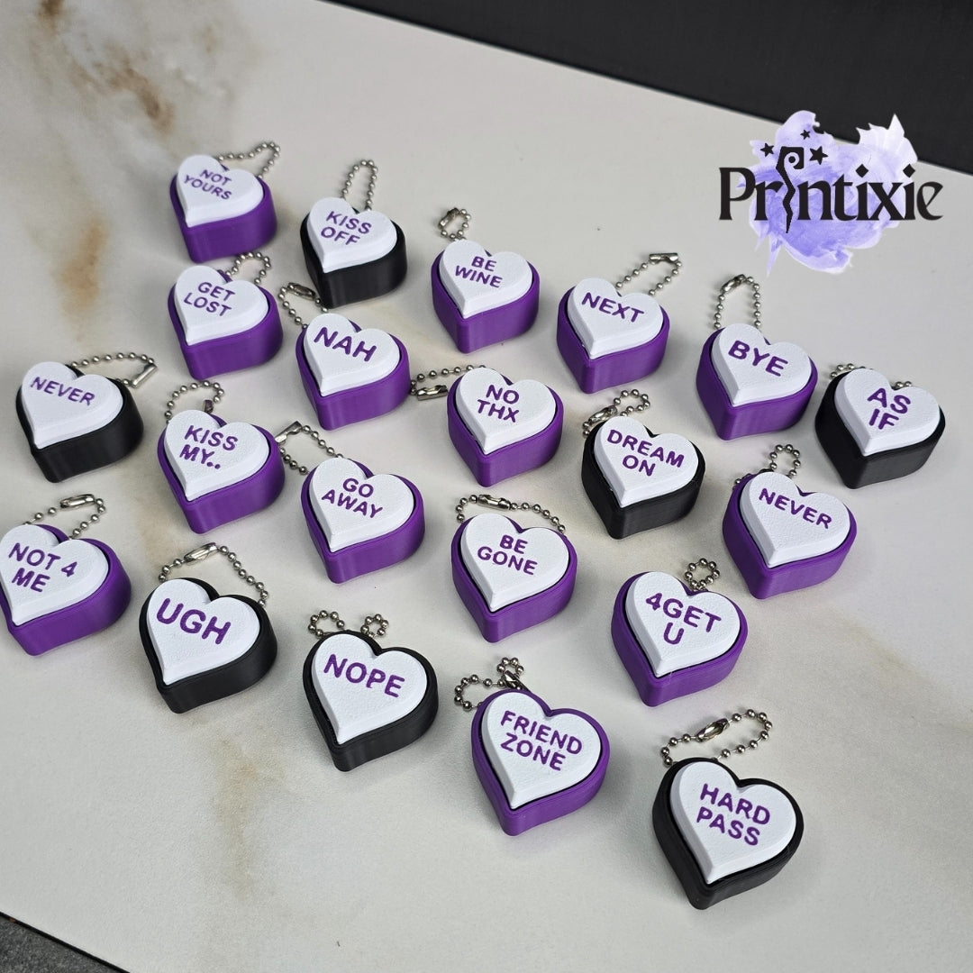 Anti-Valentine Clicker Keychains – Fun, Addictive, and Stress-Relieving Toy