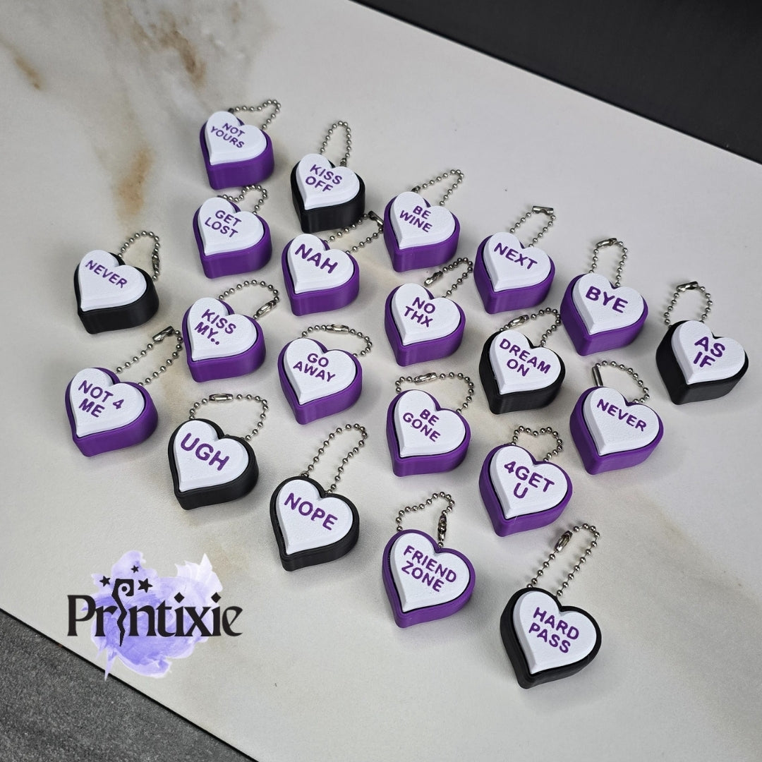 Anti-Valentine Clicker Keychains – Fun, Addictive, and Stress-Relieving Toy