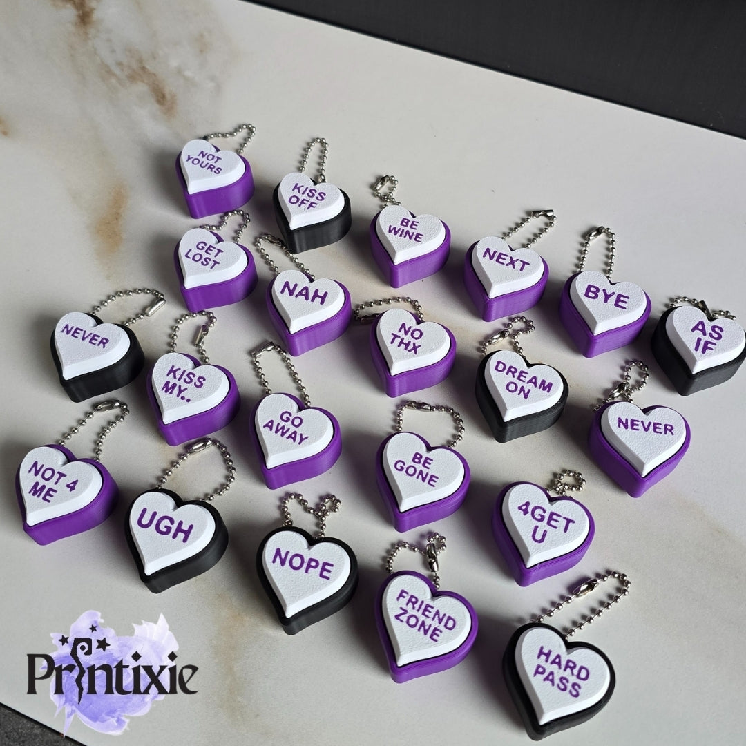 Anti-Valentine Clicker Keychains – Fun, Addictive, and Stress-Relieving Toy