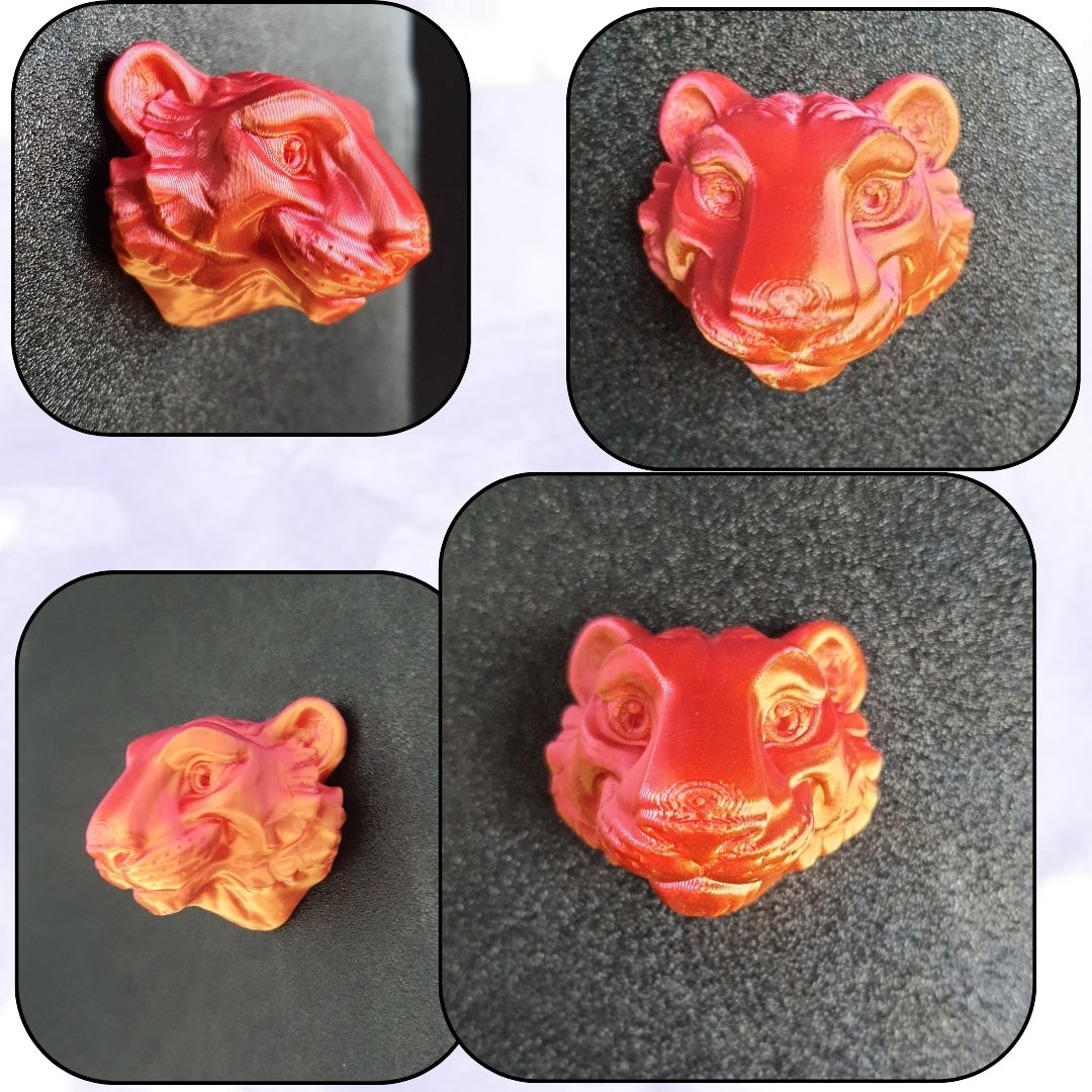 Tiger Magnet - 3D Printed
