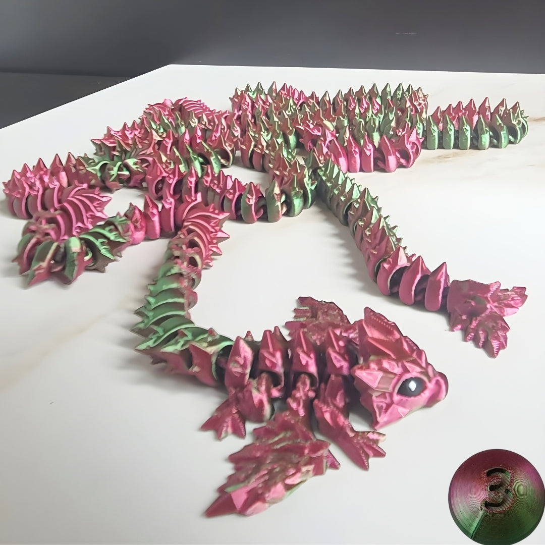Longtail Dragon - Articulated 3D-Printed Toy & Collector’s Item & Desk Decor