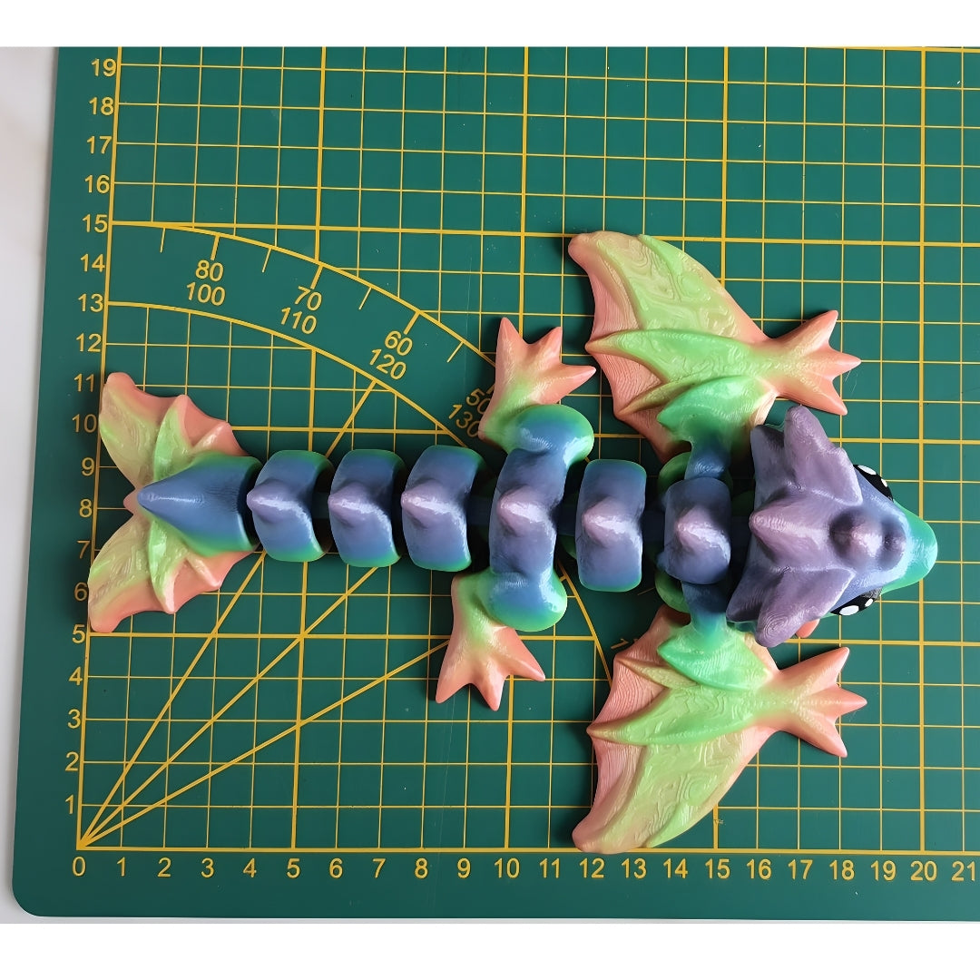 3d printed wyvern - size