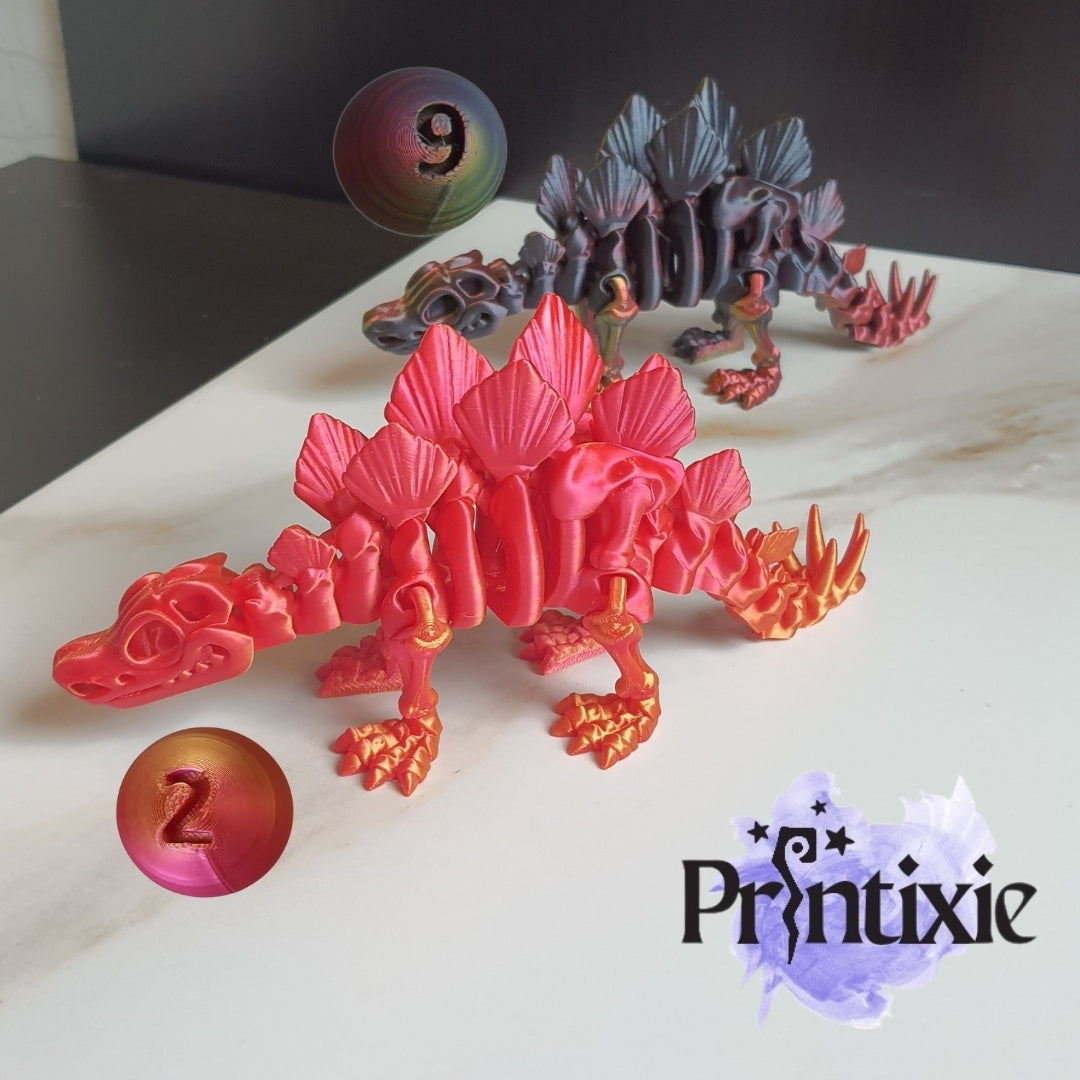 Stegosaurus -3d printed by Printixie