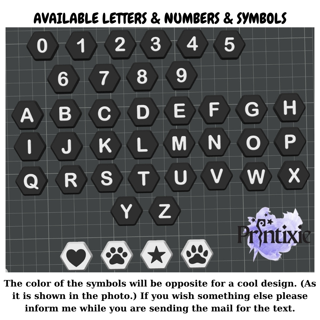Script Chain Clicker – Customizable Keychain with Clickable Letters