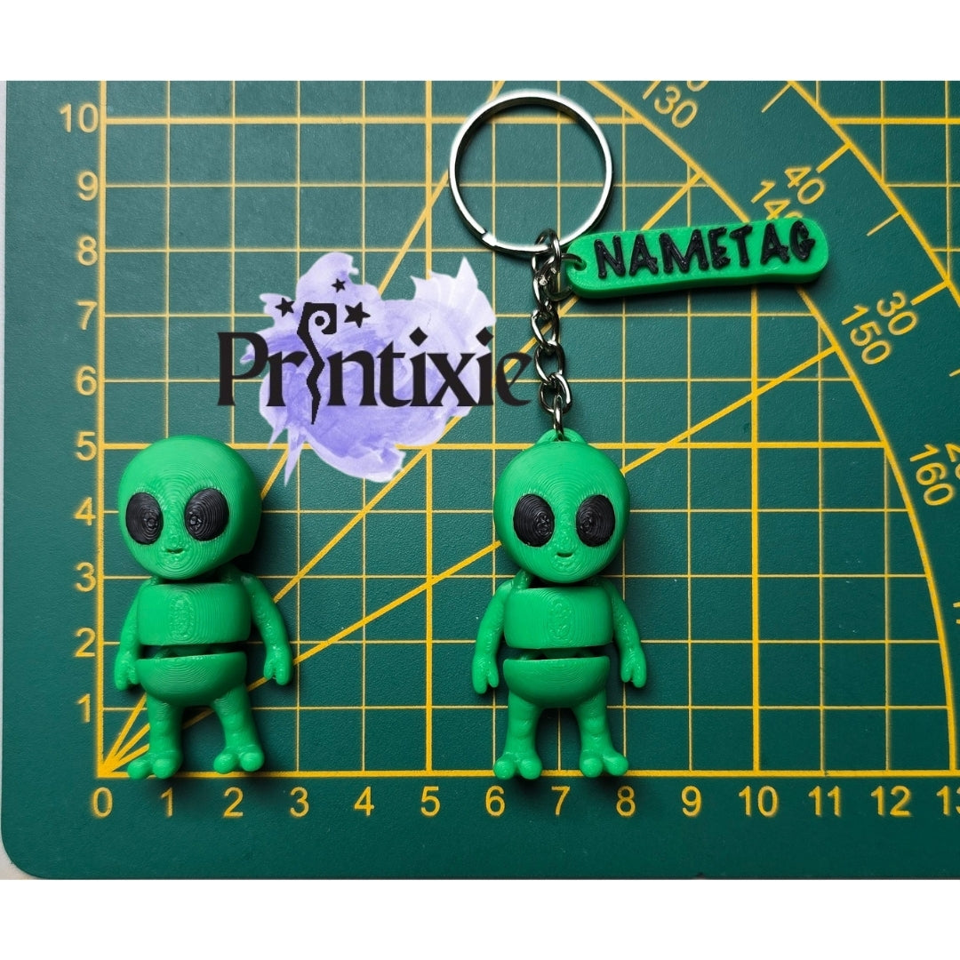 Alien Minixie by Printixie - Size