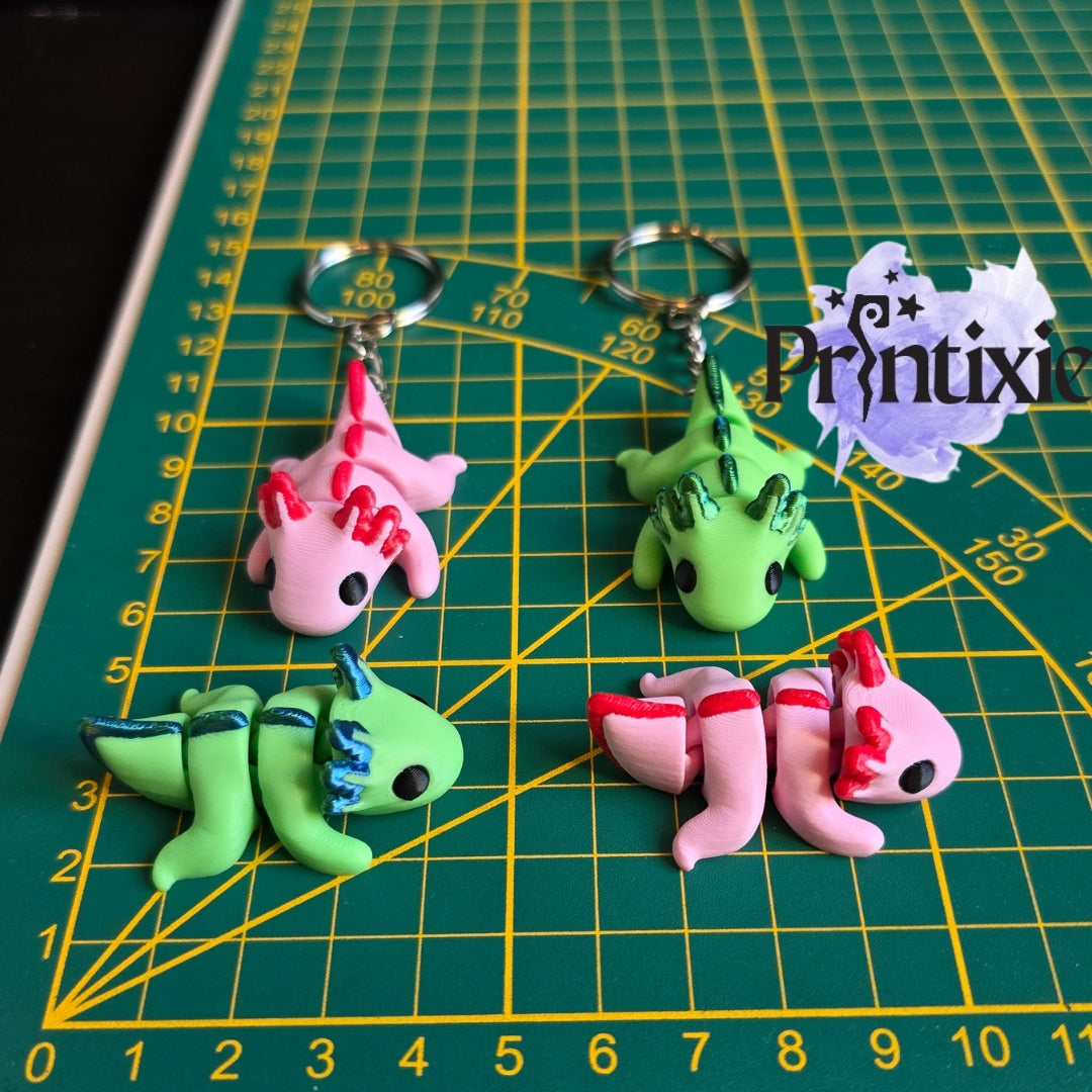 Axolotl Minixie® sizes by Printixie