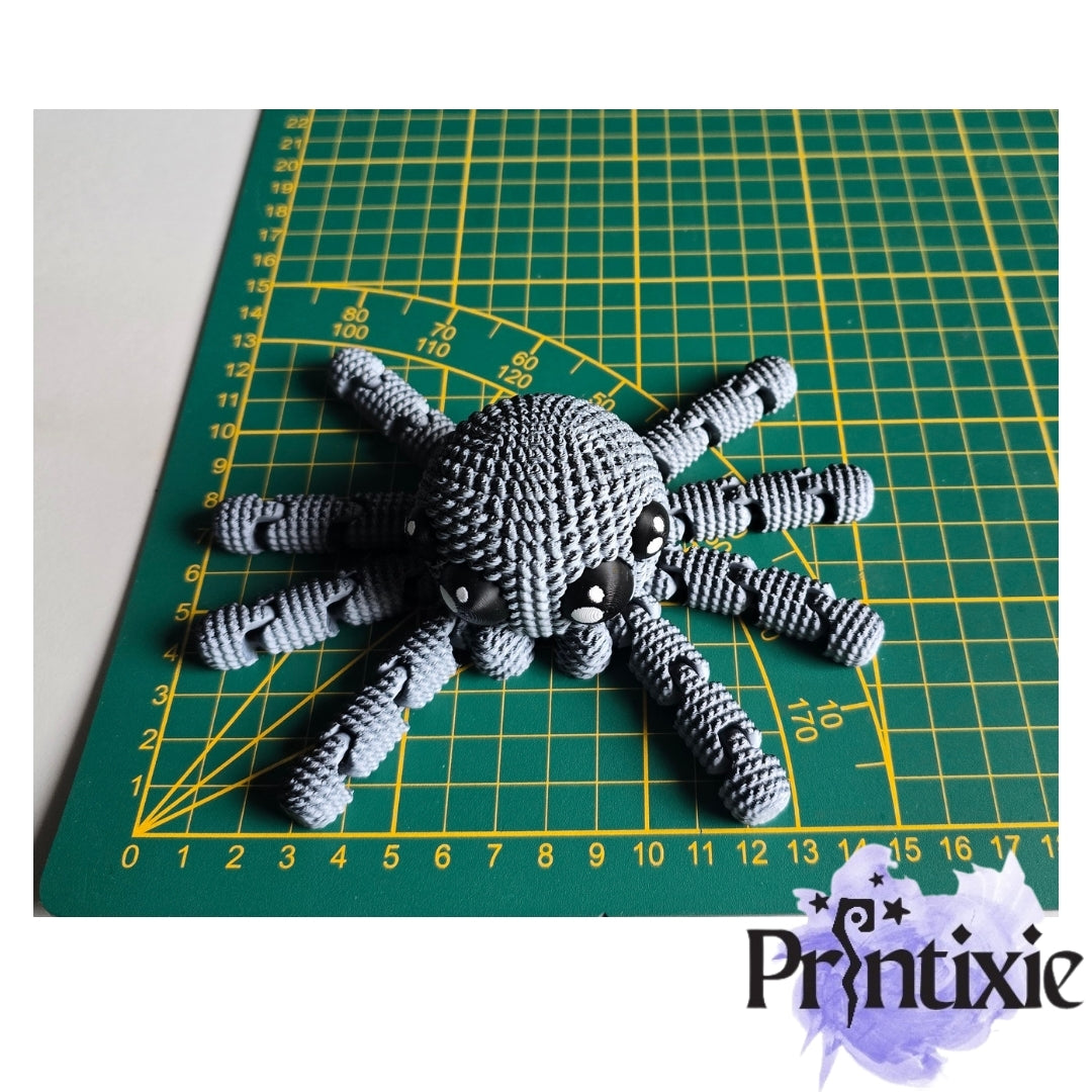 Crochet Octopus by Printixie - Size