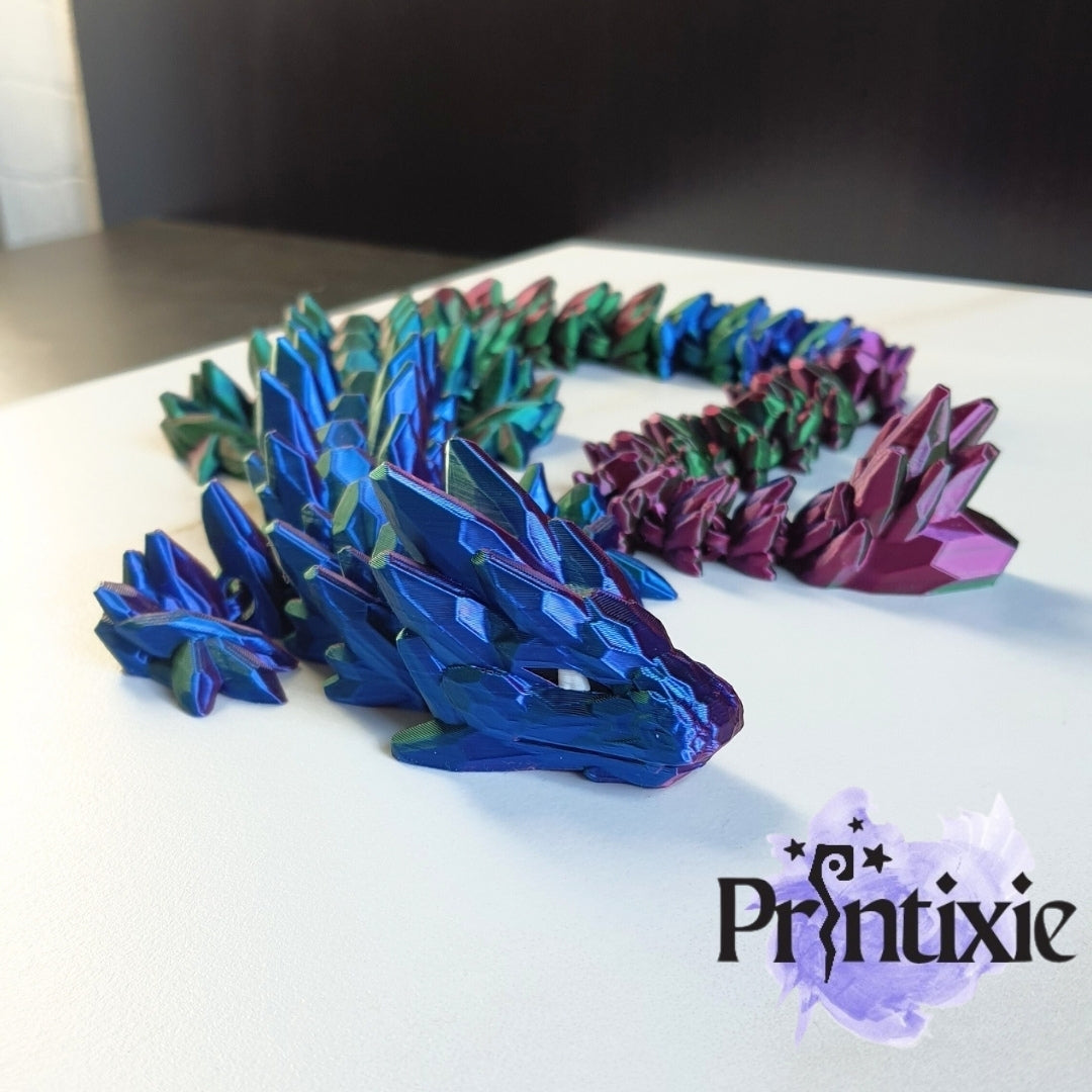 Gemstone Dragon printed by Printixie