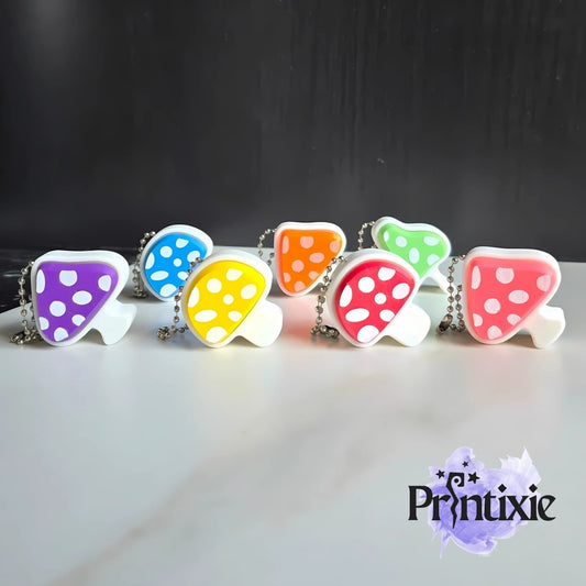 Mushroom Clickers with 7 color options - Printixie