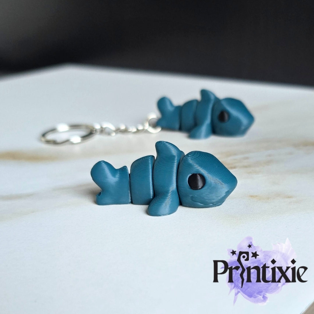 Shark Minixie and keychain