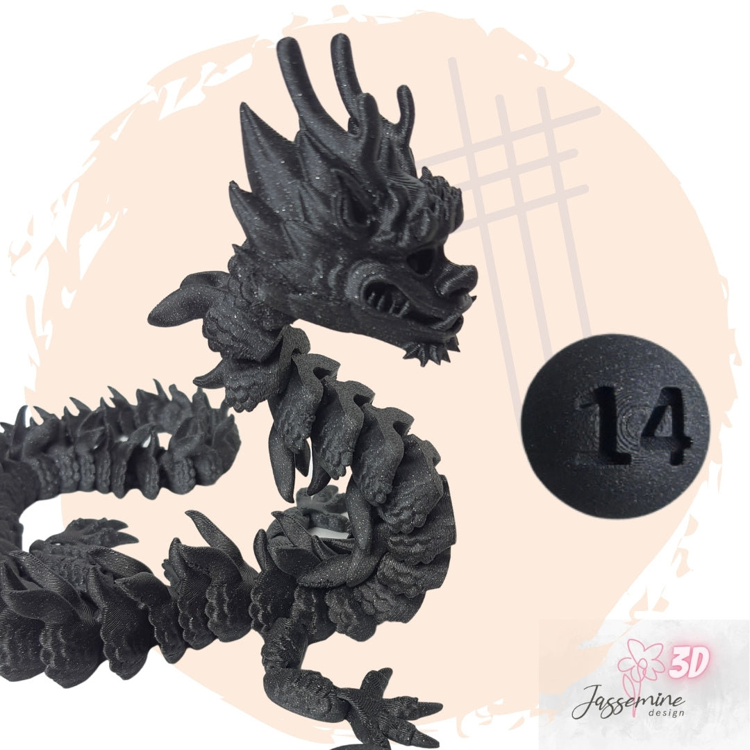 Imperial Dragon – Articulated 3D-Printed Toy & Collector’s Item & Desk Decor