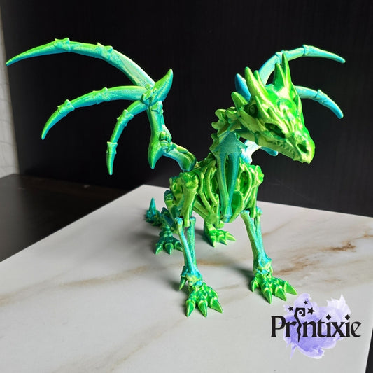 Wraith Dragon- 3d printed flexible