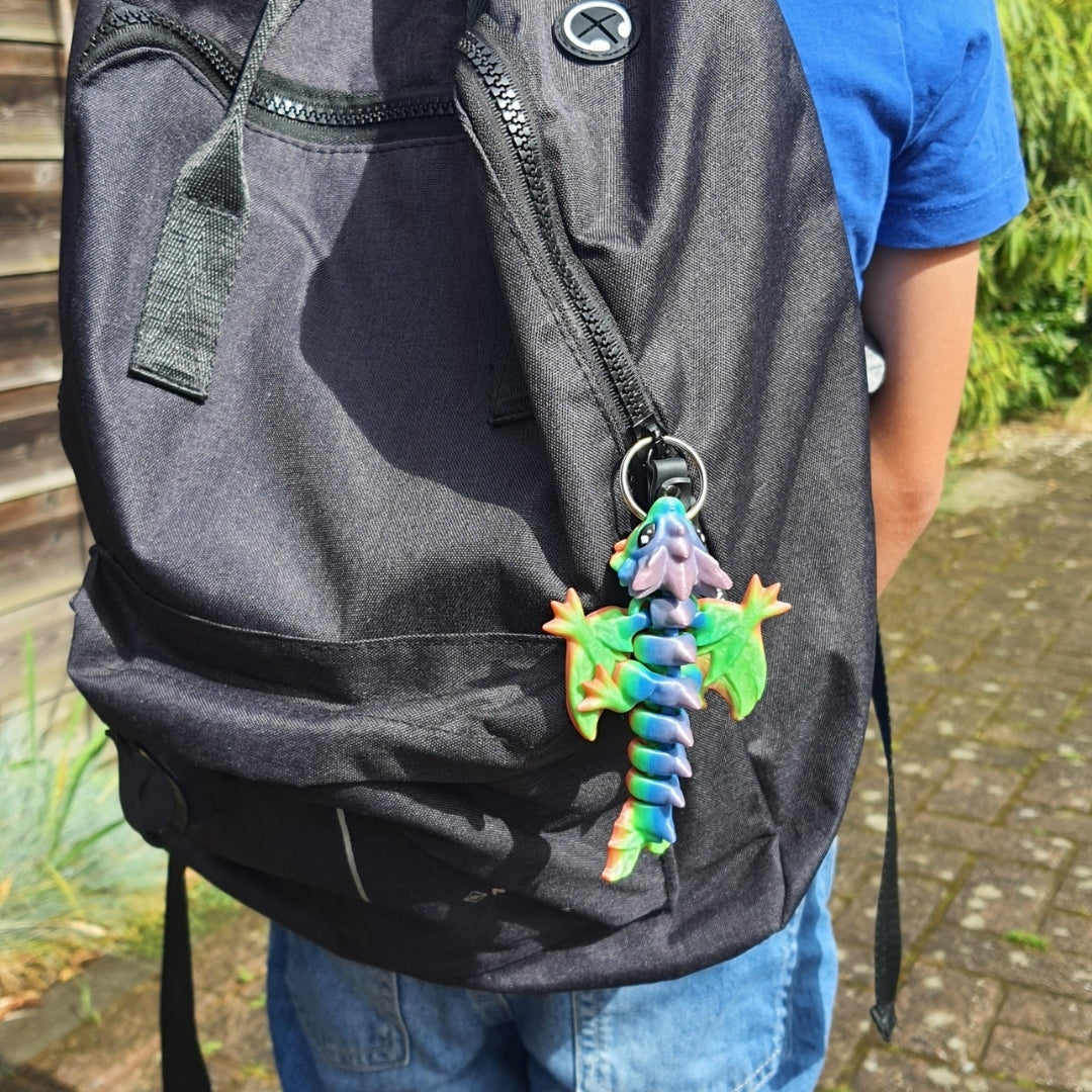 Wyvern Keychain & Bag Hang by Printixie