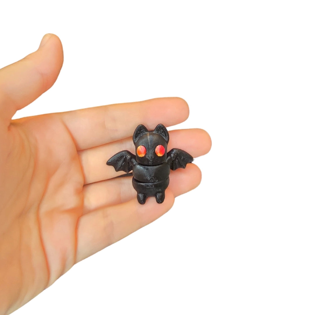 Tiny Bat 3D Printed – Flexible Toy, & Desk Decor | Printixie
