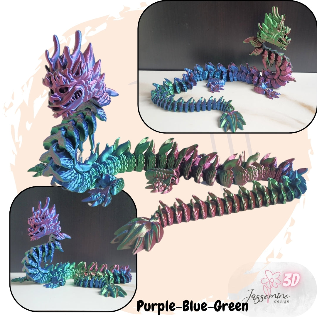 Imperial Dragon – Articulated 3D-Printed Toy & Collector’s Item & Desk Decor