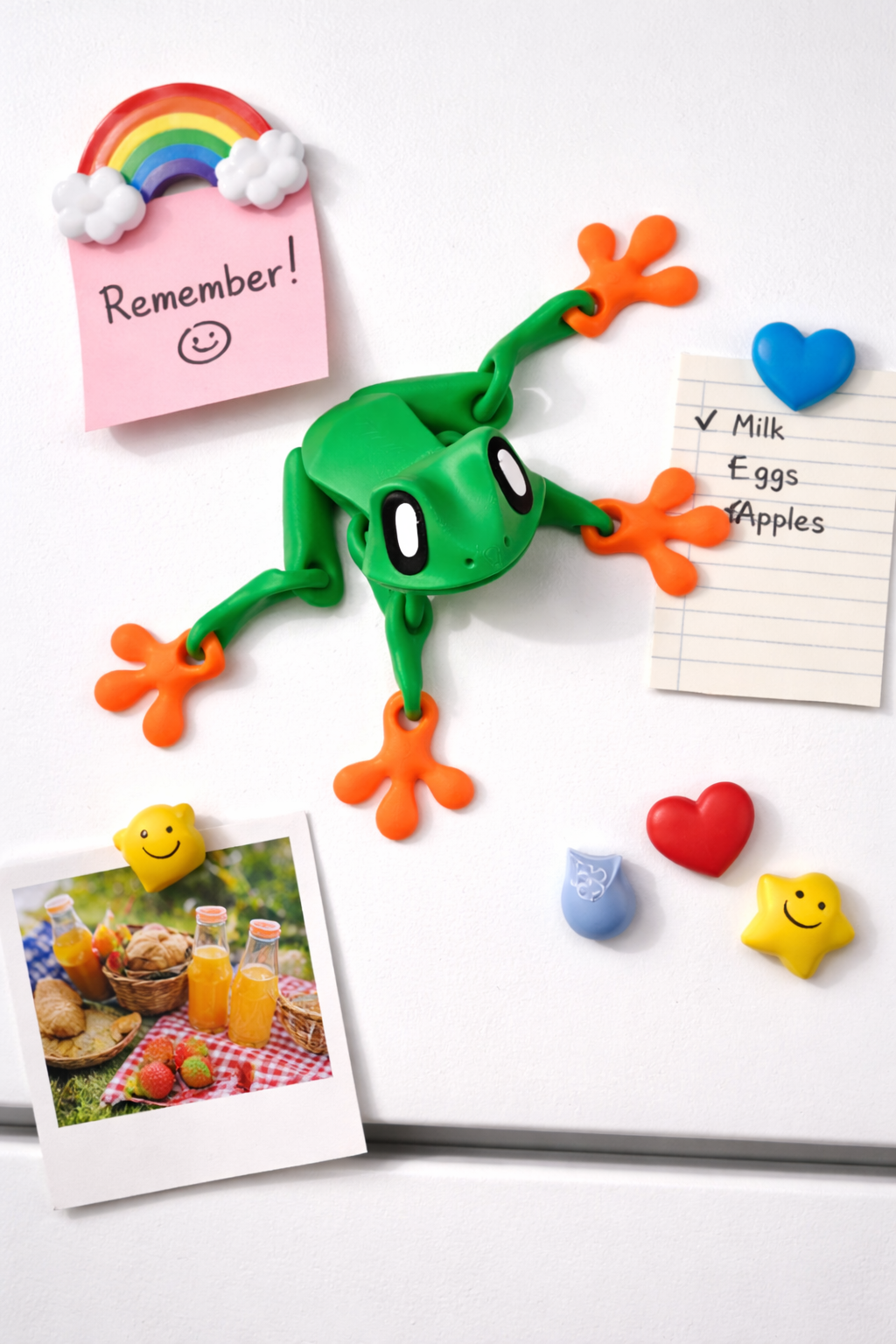 Flexi Frog Magnet – 3D Printed Fridge & Board Decoration