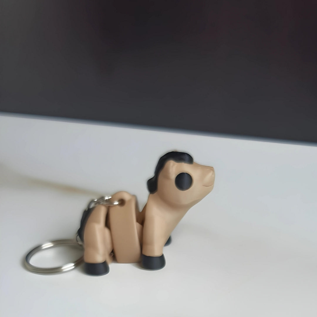 Horse Minixie™ – Flexible 3D Printed Tiny Pony Toy, Custom Keychain & Decoration