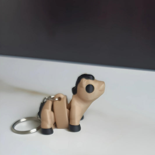 Horse Minixie® – Flexible 3D Printed Tiny Pony Toy, Custom Keychain & Decoration