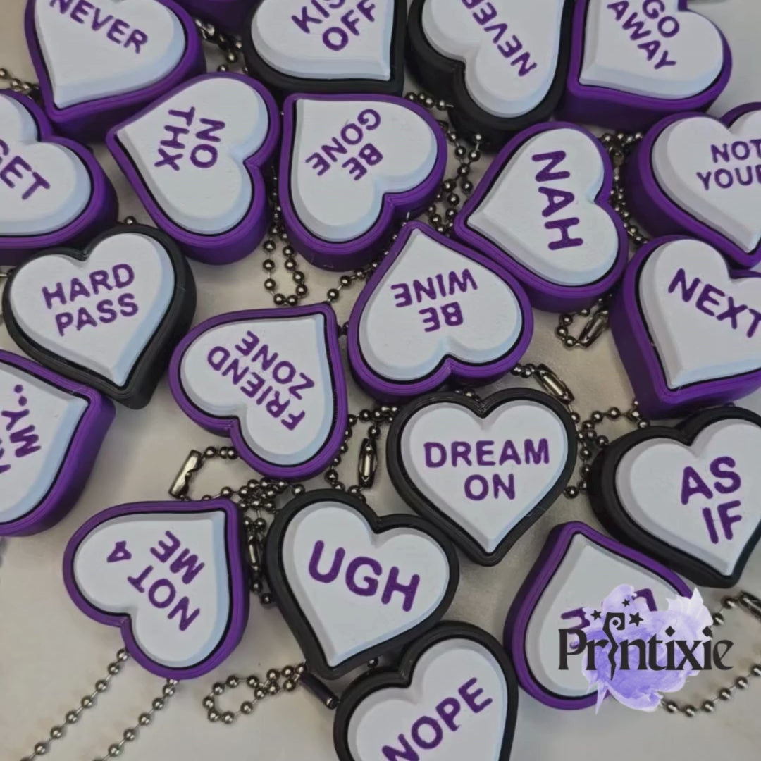 Clicking Anti Love Heart Clickers