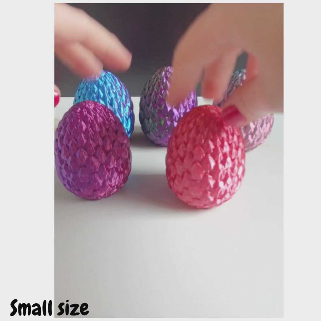 Shiny fantasy dragon eggs