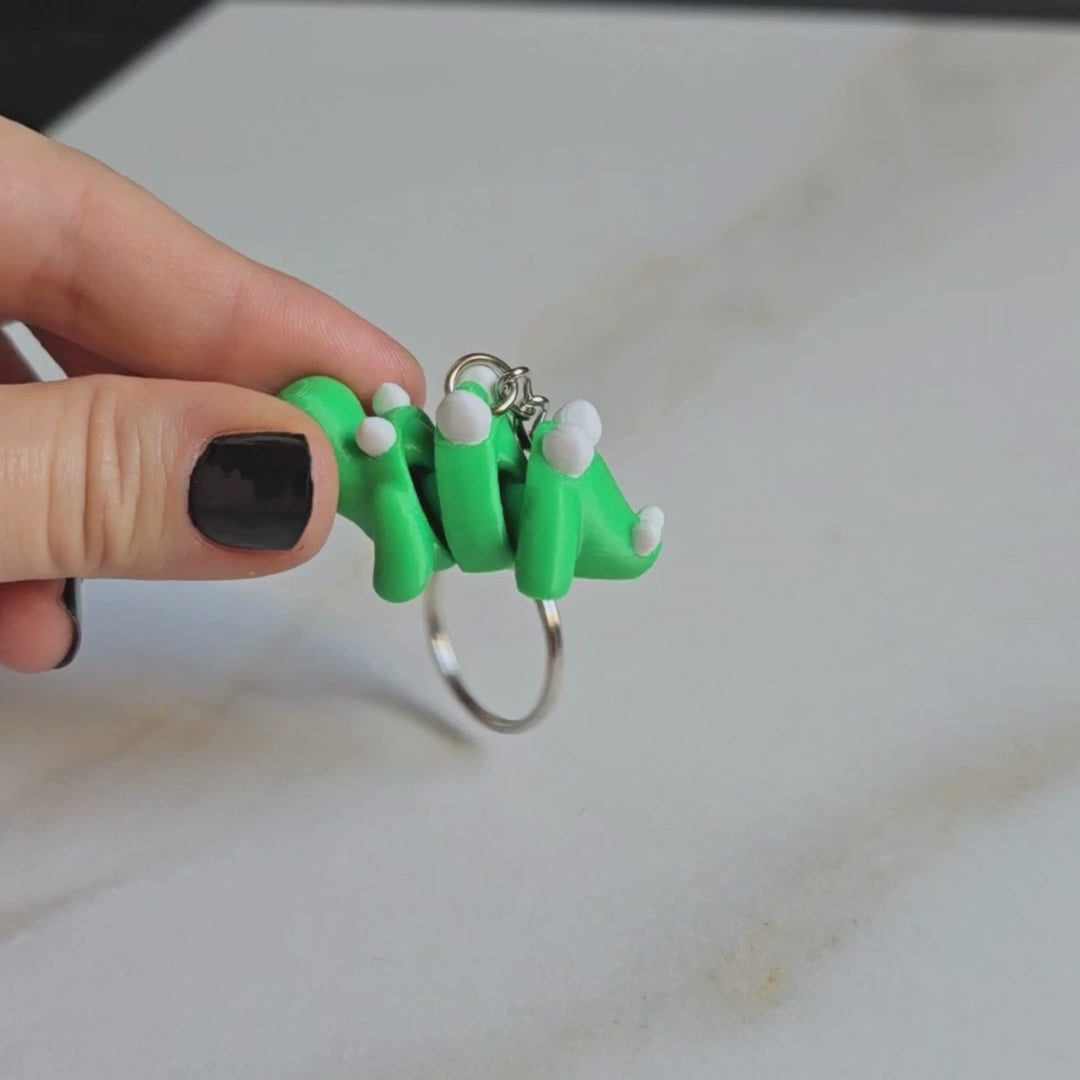 Stegosaurus Minixie Keychain
