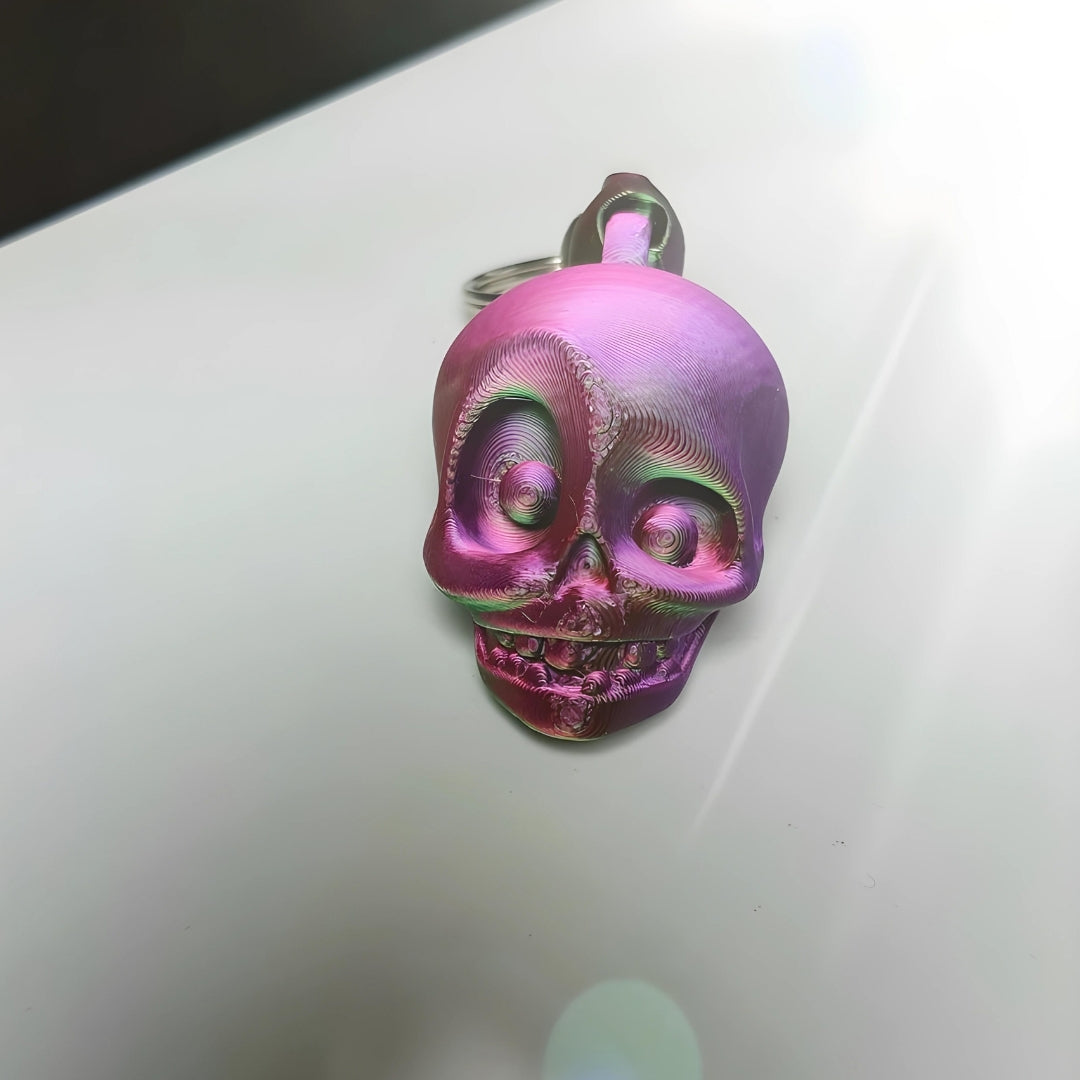 SKull Keychain by Printixie