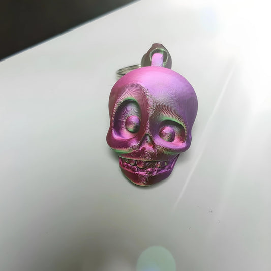 SKull Keychain by Printixie