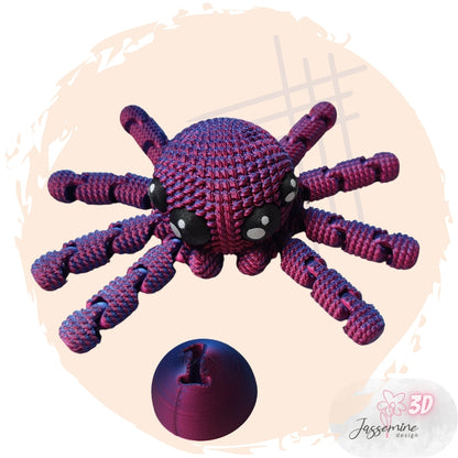 Crocheted Spider - 3D Printed