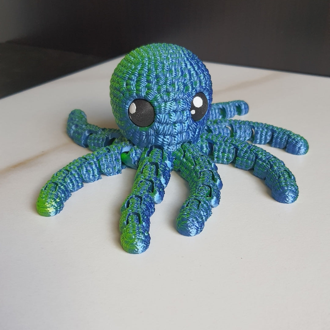 Crocheted Octopus - 3D Printed