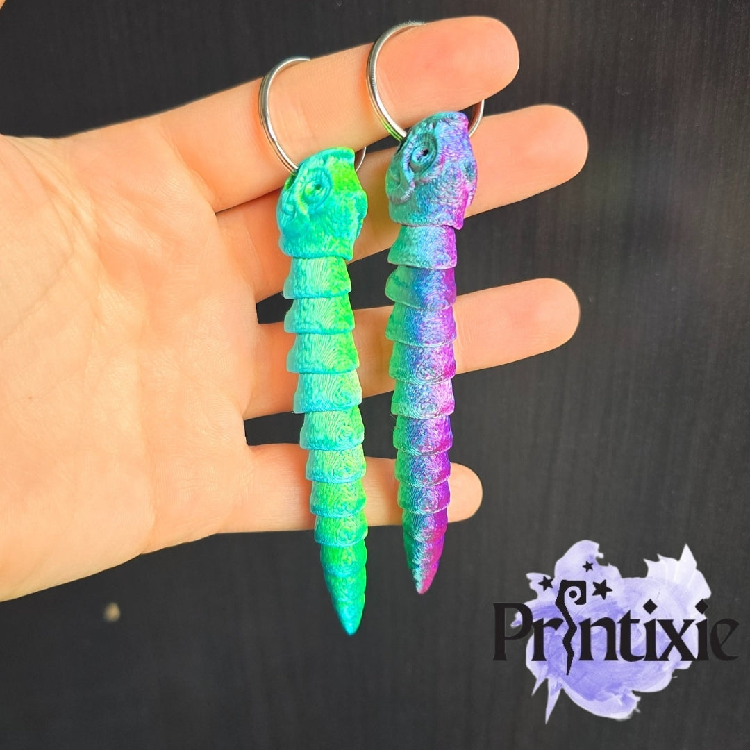 Hognose Snake Keychain - 3D Printed