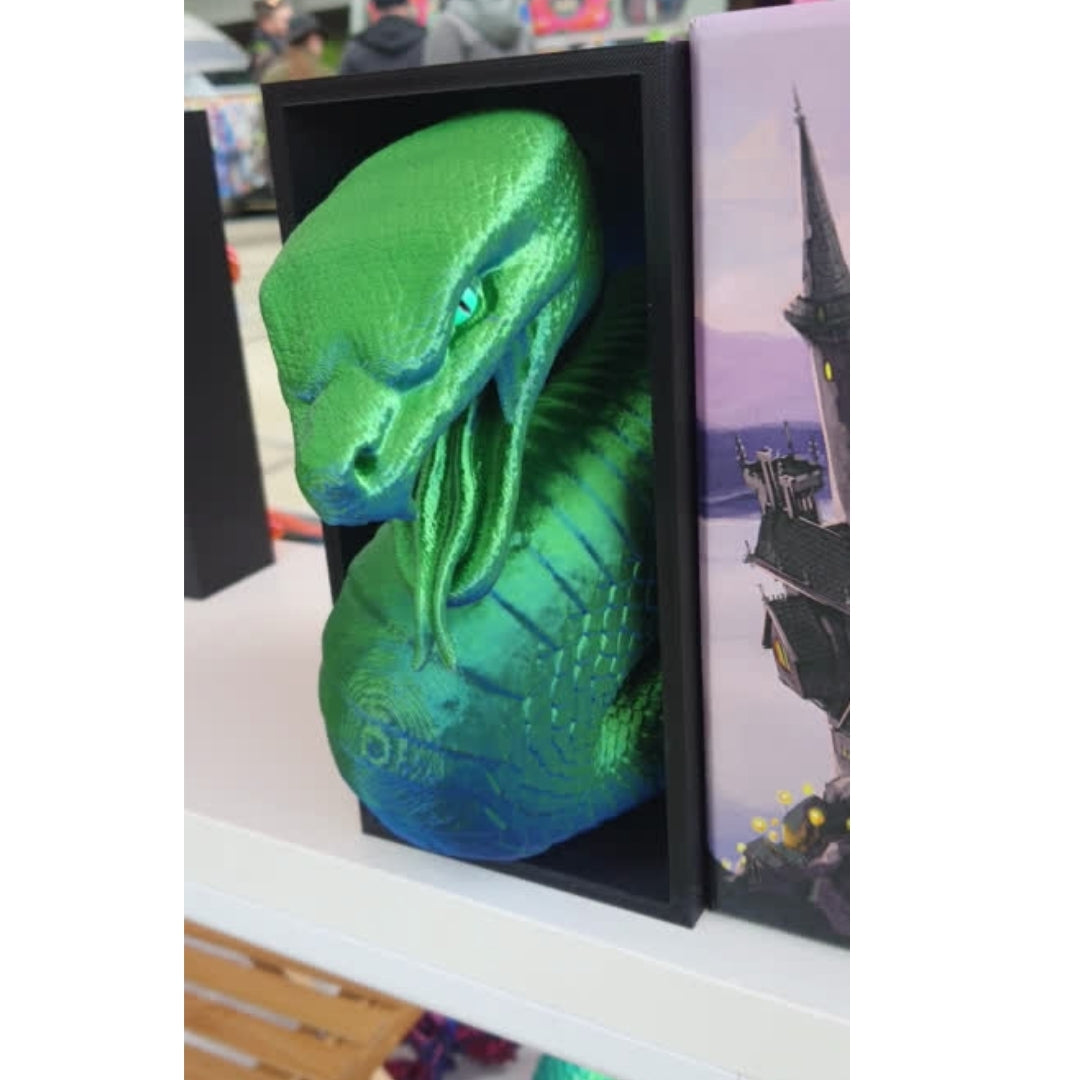 Snake Book Nook - 3D Printed