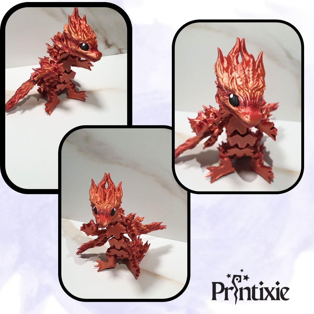 Flame Dragon - 3D Printed