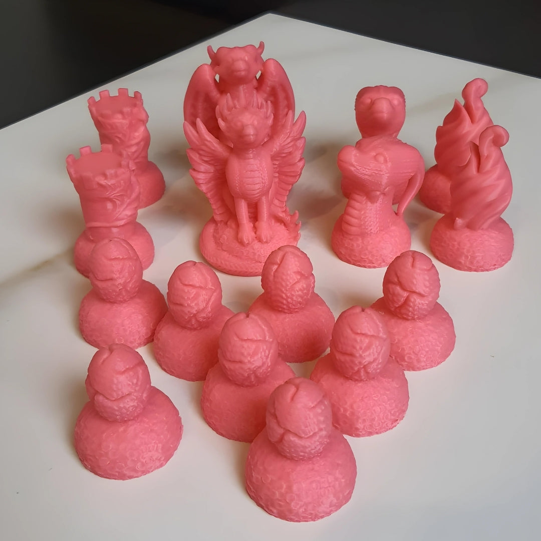 Dragon Chess Set - 3D Printed