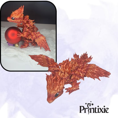 Flame Dragon - 3D Printed