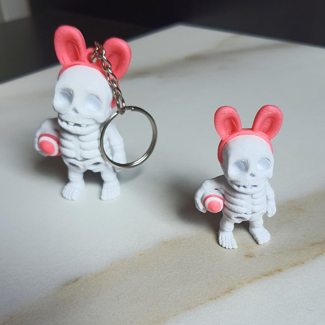 Easter Skeleton & Keychain