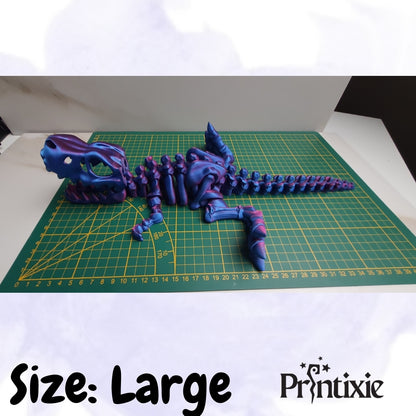 Flexi T-Rex with bone - 3D Printed