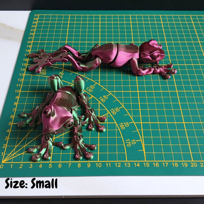 3D Printed Frog by Printixie- Small Size