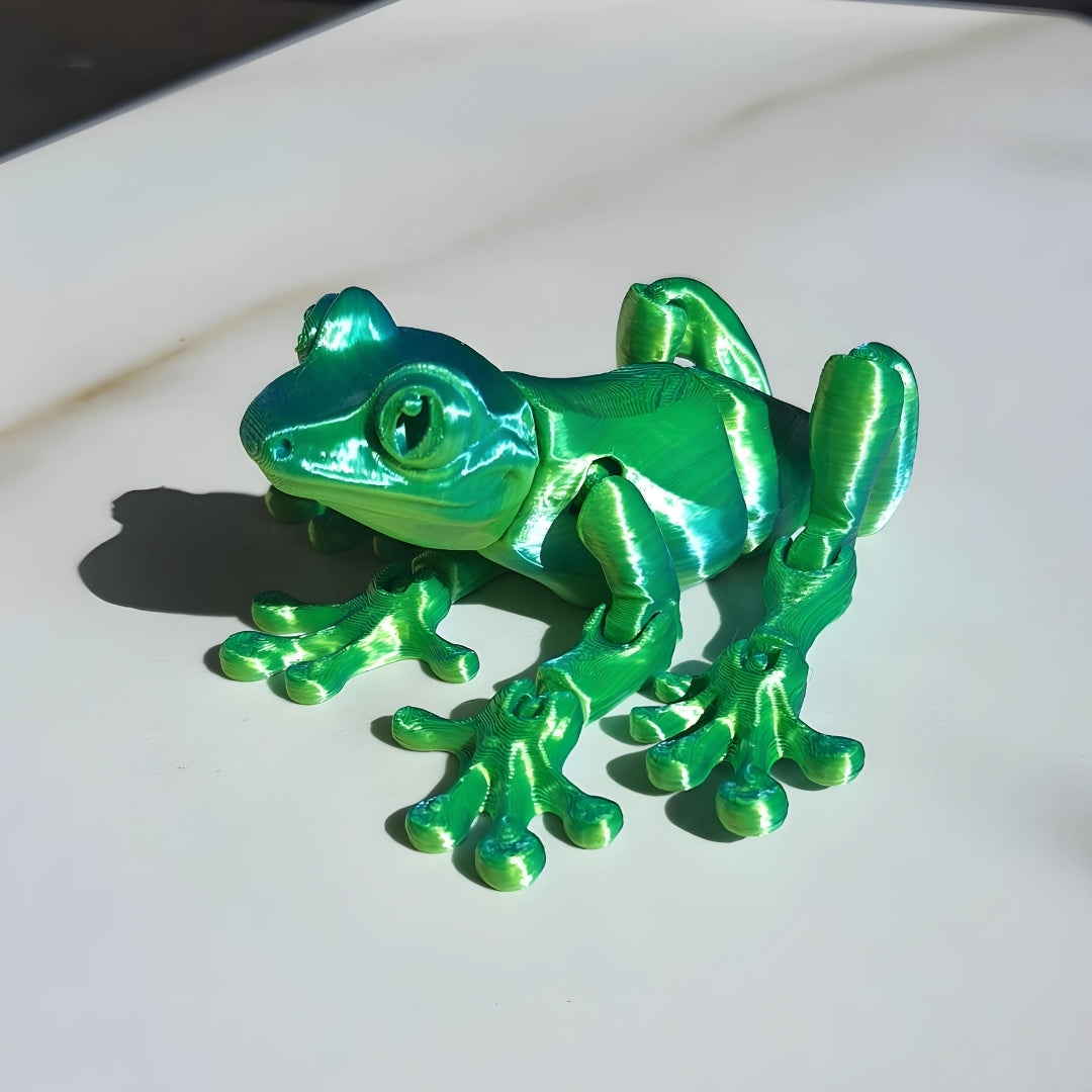 3D Printed Frog by Printixie    