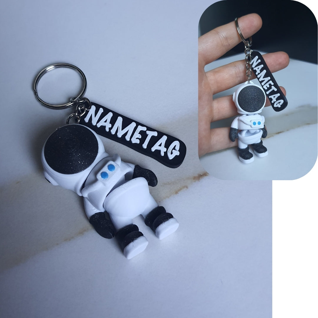 Tiny Astronaut & Keychain