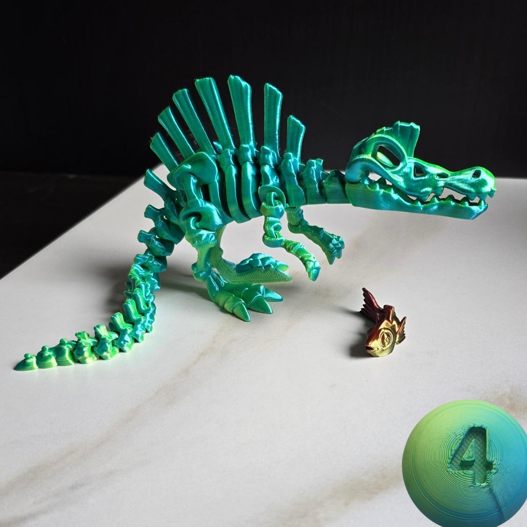 3d printed Spinosaurus by Printixie