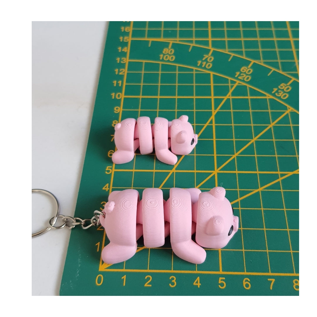 Tiny Pig & Keychain