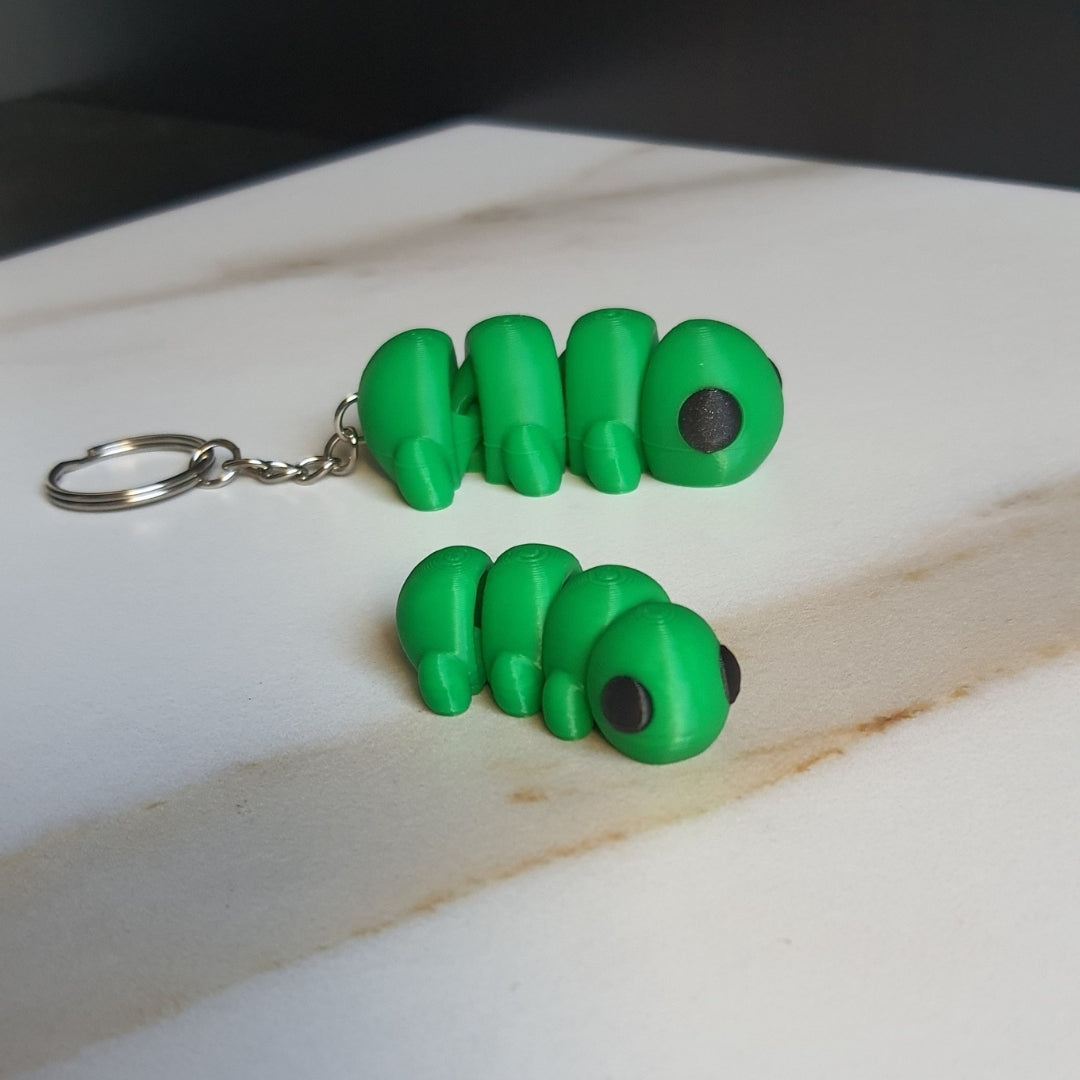 Tiny Caterpillar & Keychain