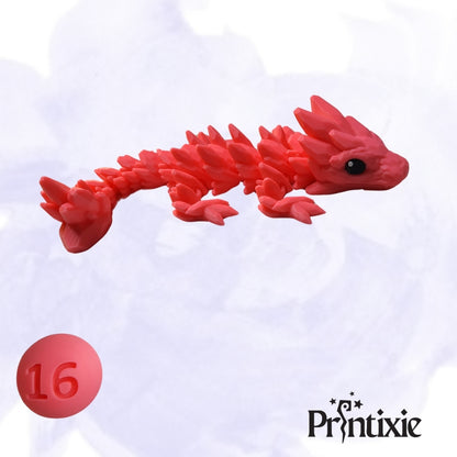 Baby Gemstone Dragon - 3D Printed