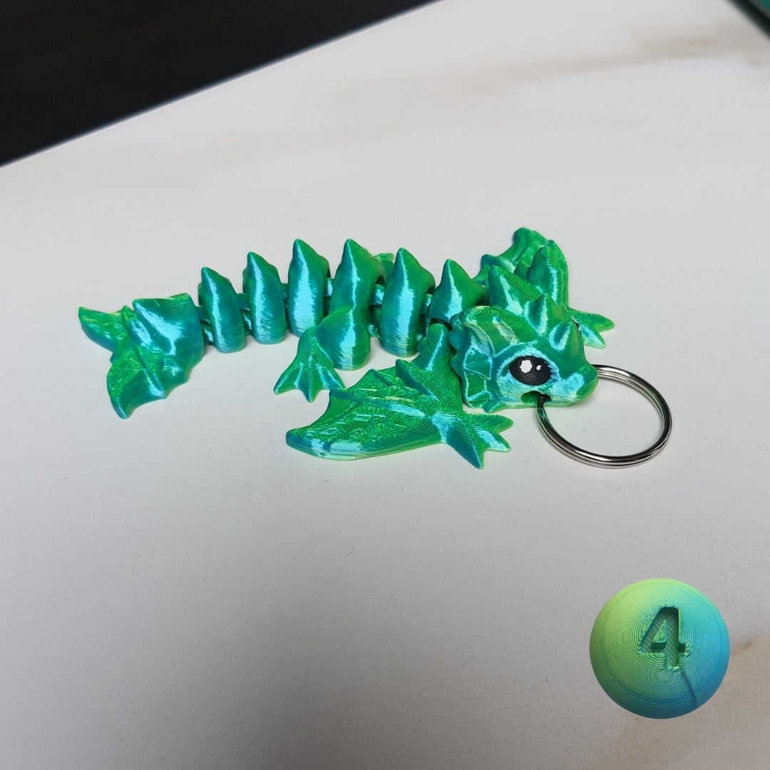 Wyvern Keychain - 3D Printed