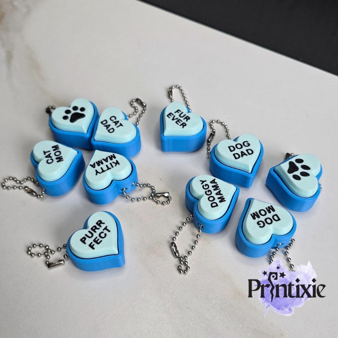 Cat & Dog Lover Clicker Keychains – Fun, Addictive, and Stress-Relieving Toy