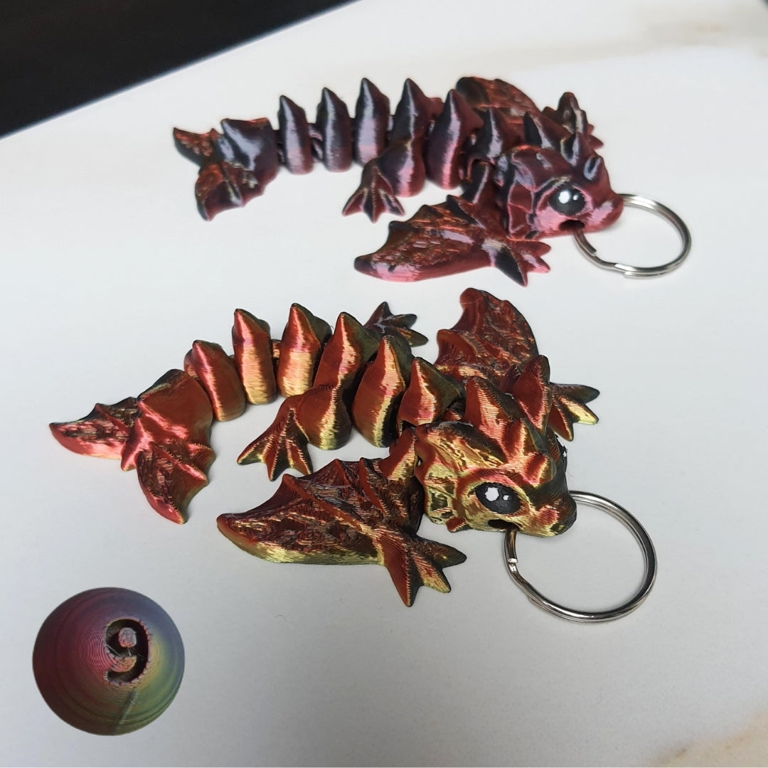 Wyvern Keychain - 3D Printed